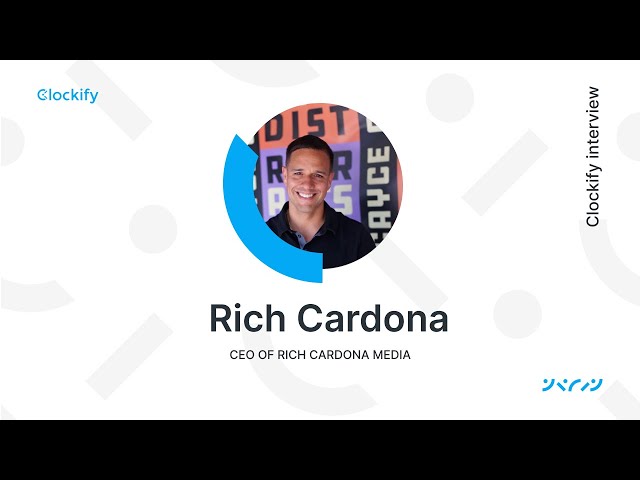 Entrepreneurship & NFTs with Rich Cardona  | Clockify | EP 03