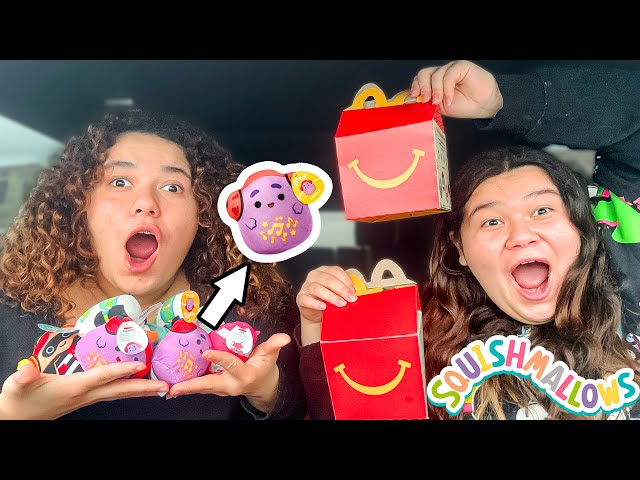BUYING HAPPY MEALS FROM MCDONALDS UNTIL WE COLLECT ALL OF THE SQUISHMALLOW TOYS 😱🤭