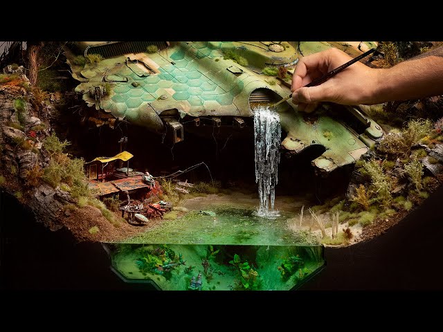 What hides under the surface - realistic diorama / 14 months work / Warhammer