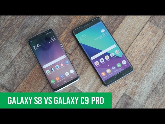 Samsung Galaxy S8 vs Galaxy C9 Pro
