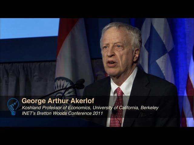 George Akerlof: Rising to the Challenge - INET Panel Discussion  (1 of 5)