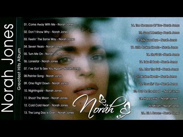 (New Playlist) 26 Songs By Norah Jones - Norah Jones Best Hits - Norah Jones Greatest Hits Full 2021