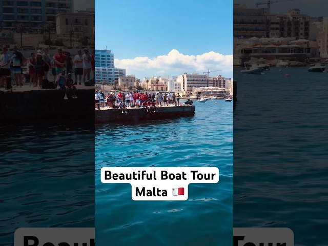 Beautiful Boat Ride | Malta | Blue ocean | love sea ❤️