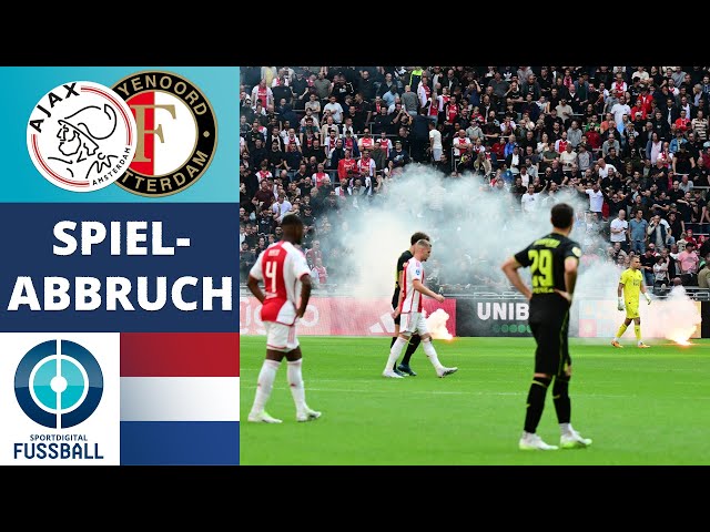 Spielabbruch! "Klassieker" wird zum Skandal-Derby | Ajax Amsterdam - Feyenoord Rotterdam