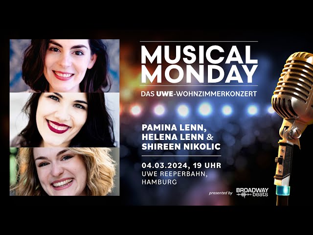 TRAILER: MUSICAL MONDAY mit Pamina Lenn, Helena Lenn & Shireen Nikolic