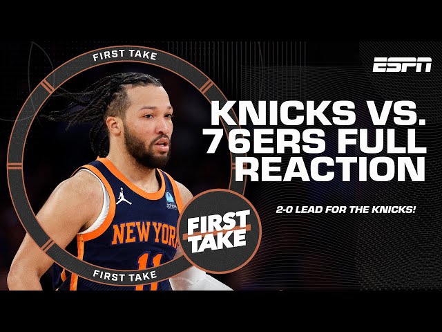 'THE KNICKS TOOK ADVANTAGE!' - Legler on Knicks CAPITALIZING on 76ers FLAWS in Game 2 | First Take