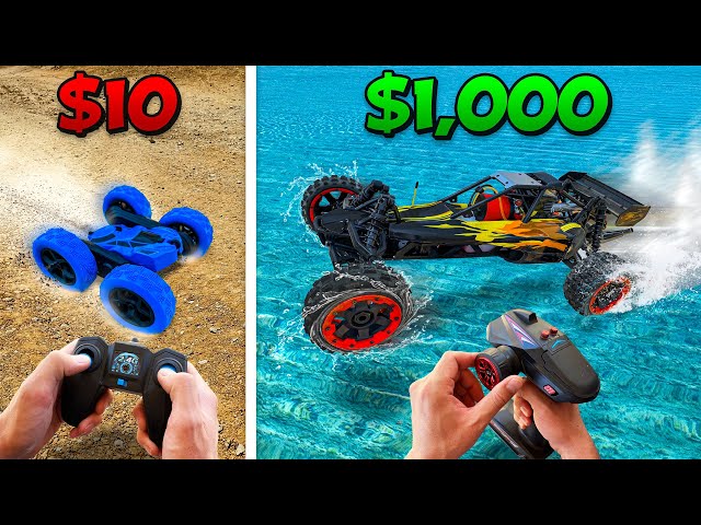 $10 vs $1000 RC Car Battle! *BUDGET CHALLENGE*