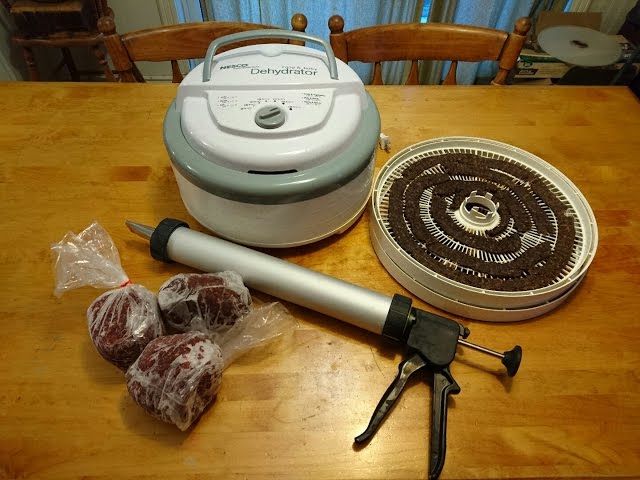 Making and Dehydrating Jerky  (ground Venison)