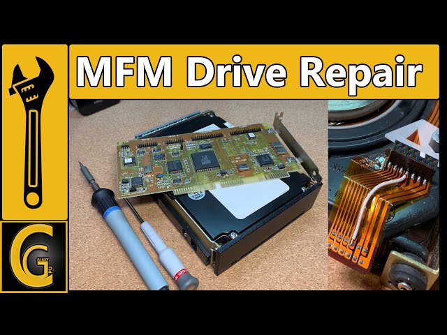 MFM Disk Drive Repair, Low Level Format & Testing Tutorial #vintagecomputer