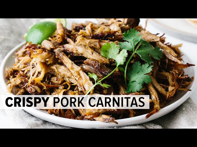CRISPY PORK CARNITAS | easy slow-cooker carnitas recipe