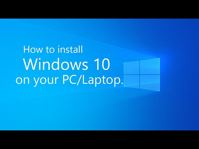 How To Install Windows 10 on a Laptop/PC Full Walkthrough Tutorial