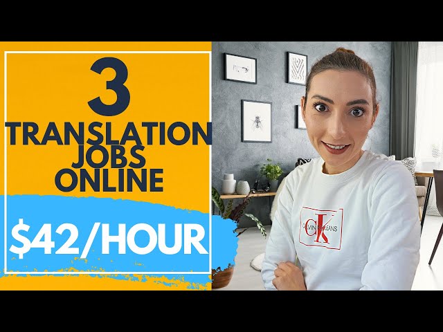 3 Freelance translation jobs online that actually pay well (BEGINNER FRIENDLY)