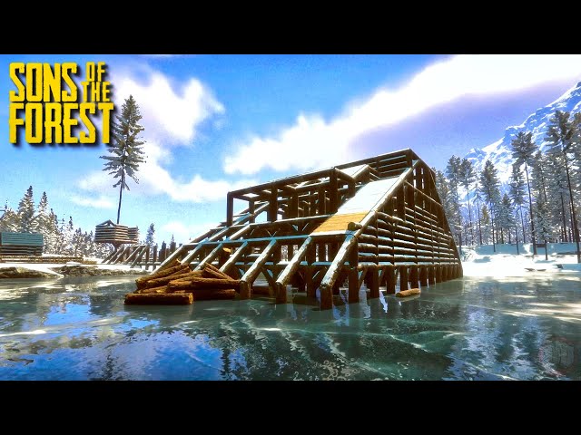 Winter Ice Base | Sons Of The Forest Gameplay | Part 34