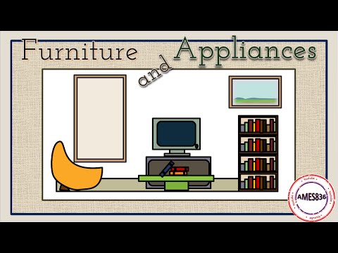 Furniture and Appliances - English Vocabulary