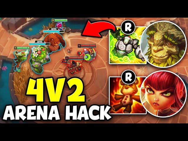 I BROKE ARENA MODE AND TURNED IT INTO A 4V2! (THIS IS ACTUALLY GENIUS)