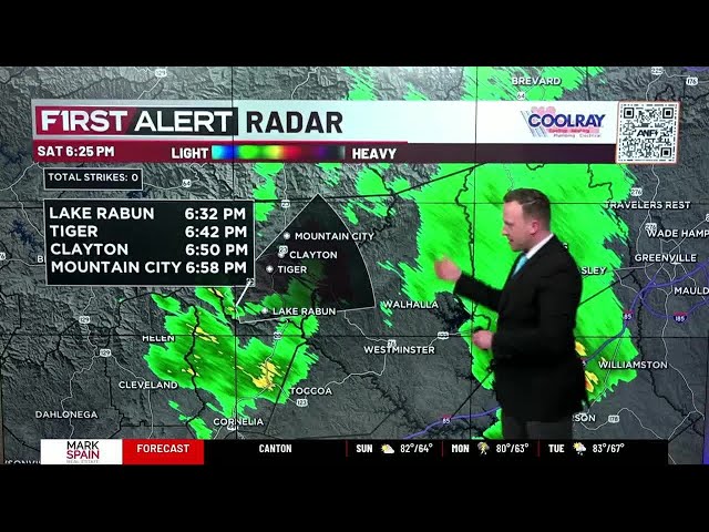 First Alert Forecast | Sunday, Monday are First Alert Weather days; more scattered rain and storm...