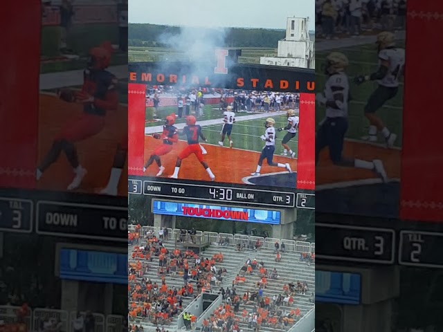 TRS60: Illinois leads Akron 42-3 in the 3rd at Memorial Stadium in Champaign