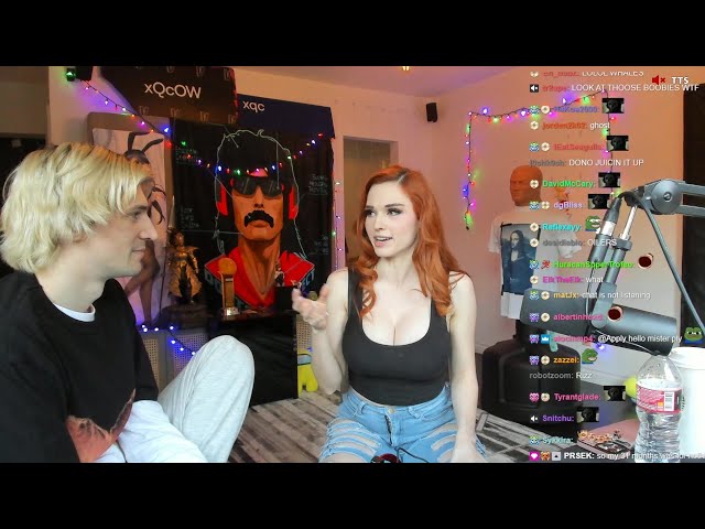 Amouranth tells xQc that she gets donated 90K every year by 3-5 guys