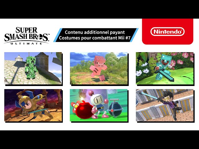 Super Smash Bros. Ultimate – Costumes pour combattant Mii #7 (Nintendo Switch)