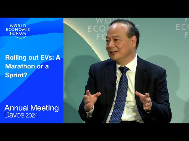 Rolling out EVs: A Marathon or a Sprint?  | Davos 2024 | World Economic Forum