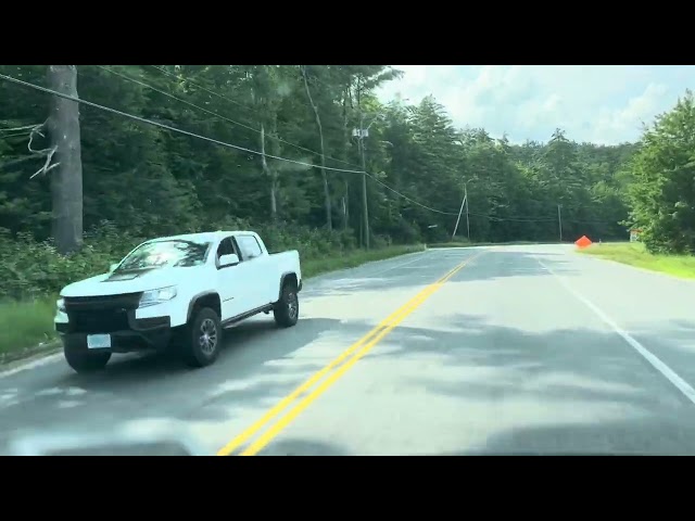 Driving through Ossipee, New Hampshire