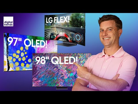 First look: LG OLED Flex, LG 97-inch G2 OLED & Samsung 98-inch Neo QLED