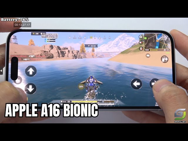 iPhone 15 test game Call of Duty Mobile CODM