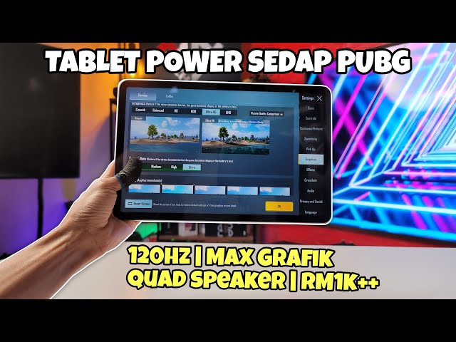 Tablet Power Sedap PUBG Bajet RM1000+
