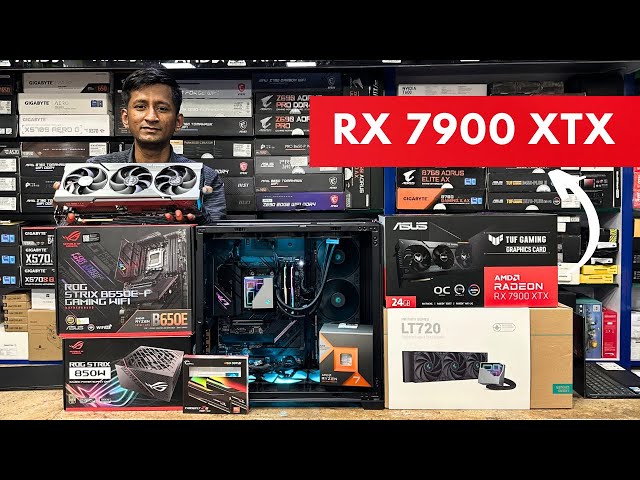 AMD Radeon RX 7900 XTX PC Build in India | Ryzen 7 7800X3D  #7900xtx
