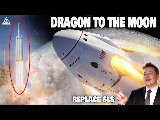 SpaceX Crew Dragon to the Moon instead of NASA's gigantic rocket "Failure"