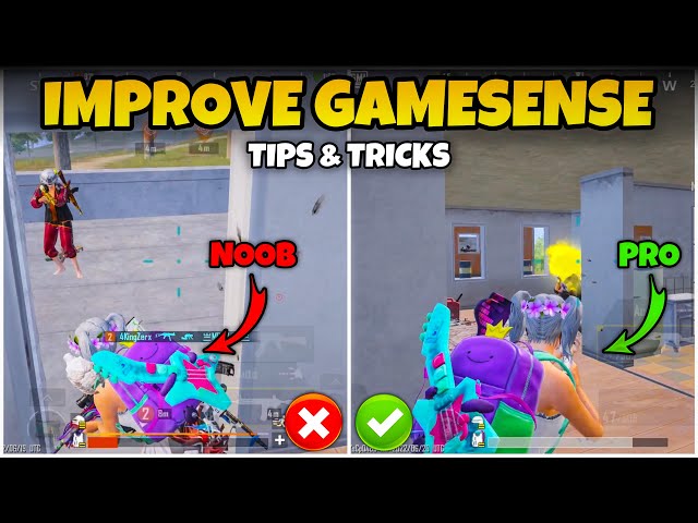 IMPROVE GAME-SENSE LIKE COMPETITIVE PLAYERS🔥TIPS & TRICKS TO BE A PRO PLAYER IN BGMI/PUBGM