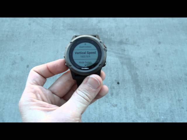 Fenix3 Detailed walk through of Features and Functionality