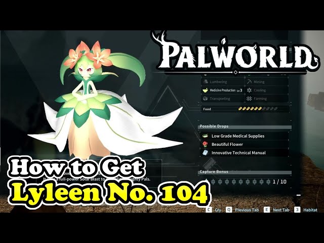 Palworld How to Get Lyleen (Palworld No. 104)