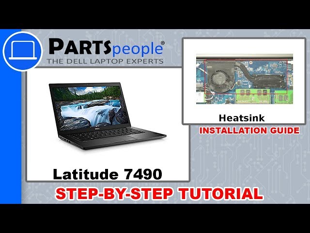 Dell Latitude 7490 (P73G002) Heatsink How-To Video Tutorial