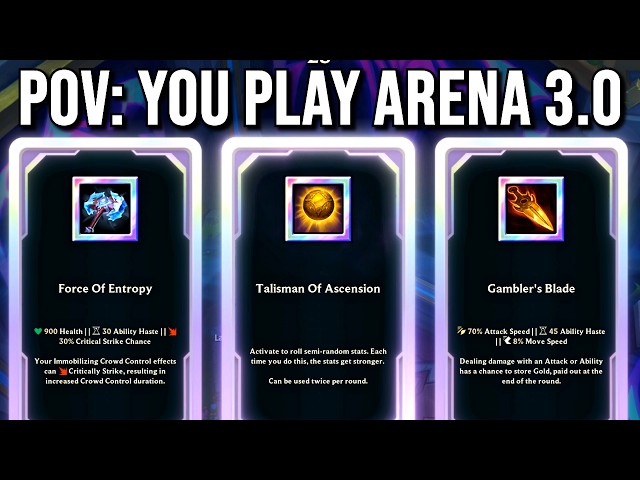 POV: You play Arena 3.0 (gameplay without commentary)