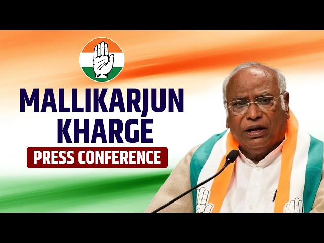 LIVE: Congress President Mallikarjun Kharge Addresses Press Conference | Assam | Elections 2024