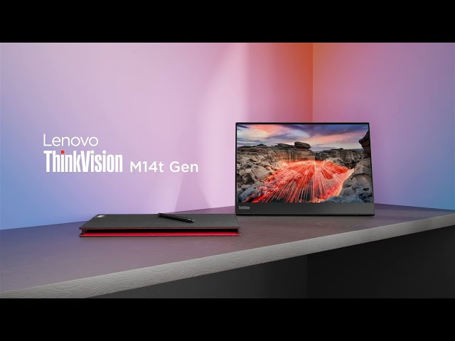 Lenovo ThinkVision M14t Gen 2 Portable Monitor Product Tour