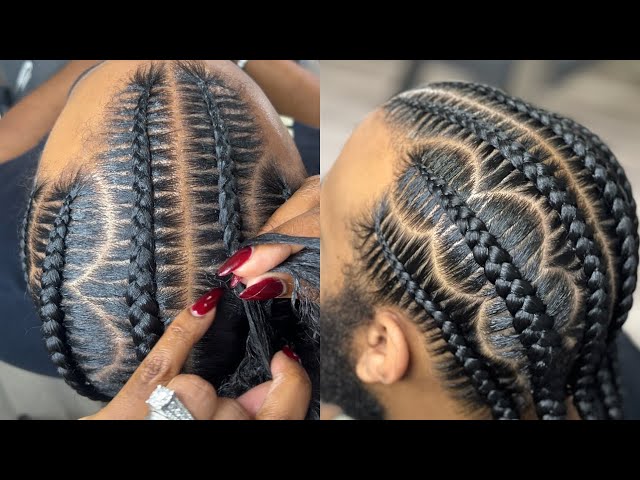 Men stitch braids design ✨