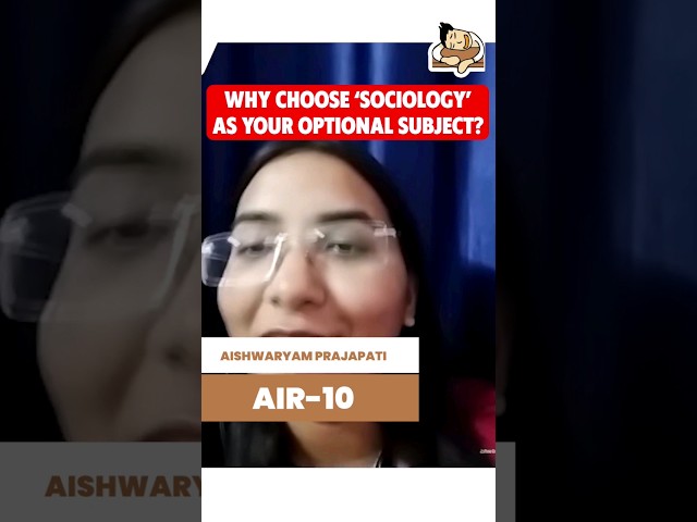 "Every UPSC Topper's Optional was Sociology" - Aishwaryam | AIR - 10 #upsc #upsc2023 #successstory
