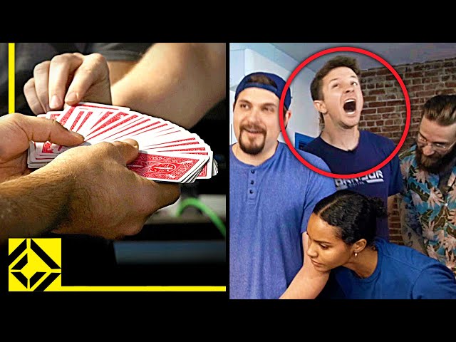 Magician made him FLIP with his Trick! Mind Blown.