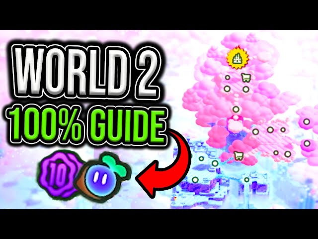 Super Mario Bros. Wonder 100% Full Guide - All Wonder Seeds, Purple Coins and Secret Exit in World 2