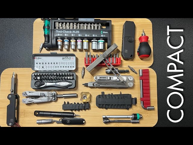 What is the most compact, lightweight screwdriver setup?