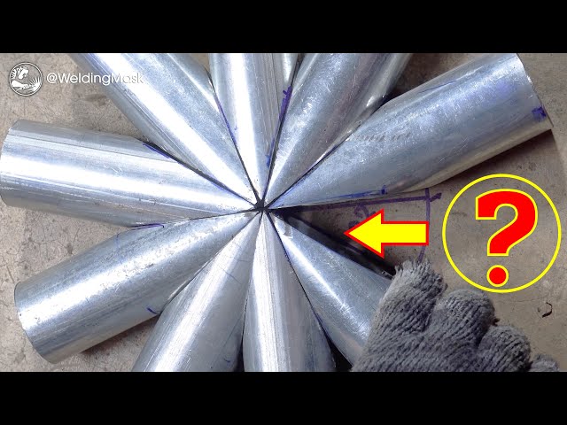 How a welder creates a charming steel flower - Part 2 #shorts