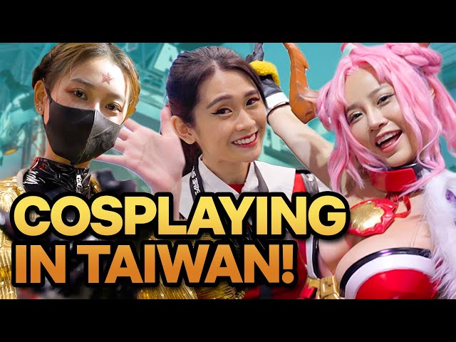 Meeting Cosplayers at Taipei Game Show 2023