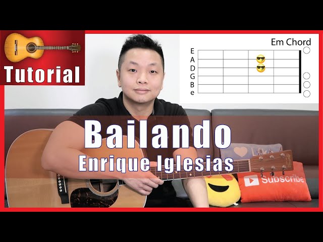 Bailando - Enrique Iglesias Guitar Tutorial