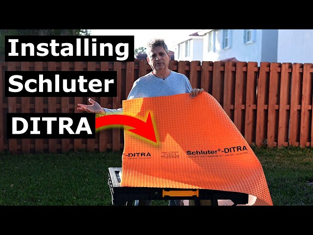 How to Install Schluter Ditra, Avoid Cracked Tiles, Grout