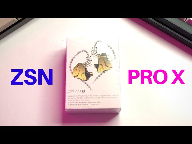 ZSN Pro turns Gold - KZ ZSN Pro X Unboxing & First Impressions