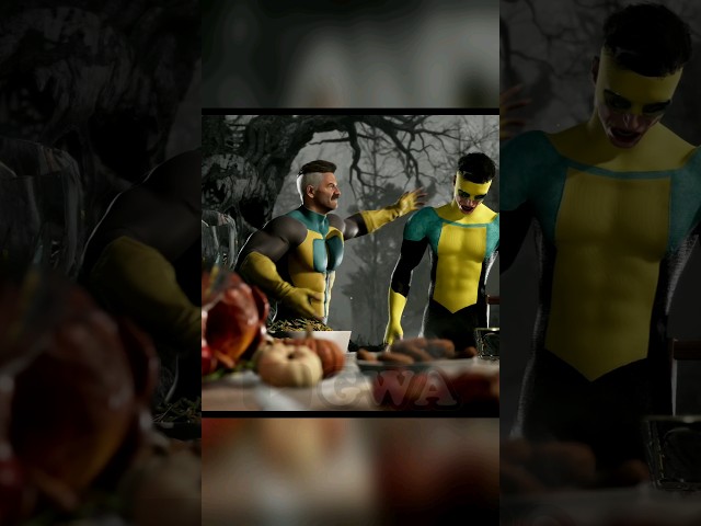Omni-Man Spending Thanksgiving with Invincible...🦃 Mortal Kombat 1 (Thanksgiving Fatality)