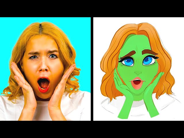 MY EMOTIONS CONTROL ME! || Transformation Of Real People Into Cartoons