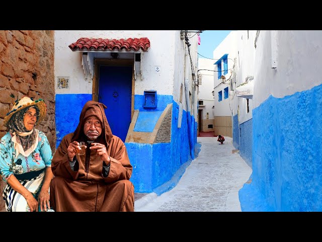 Unveiling Chefchaouen: A Stroll Through the Blue City | Morocco Walking Tour 4K ASMR